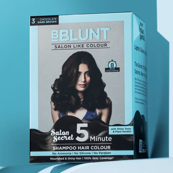 BBlunt 5 Min Hair Color Dark Brown No.3 - House of Ateeq