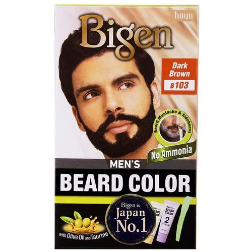 Beard application process using Bigen B103