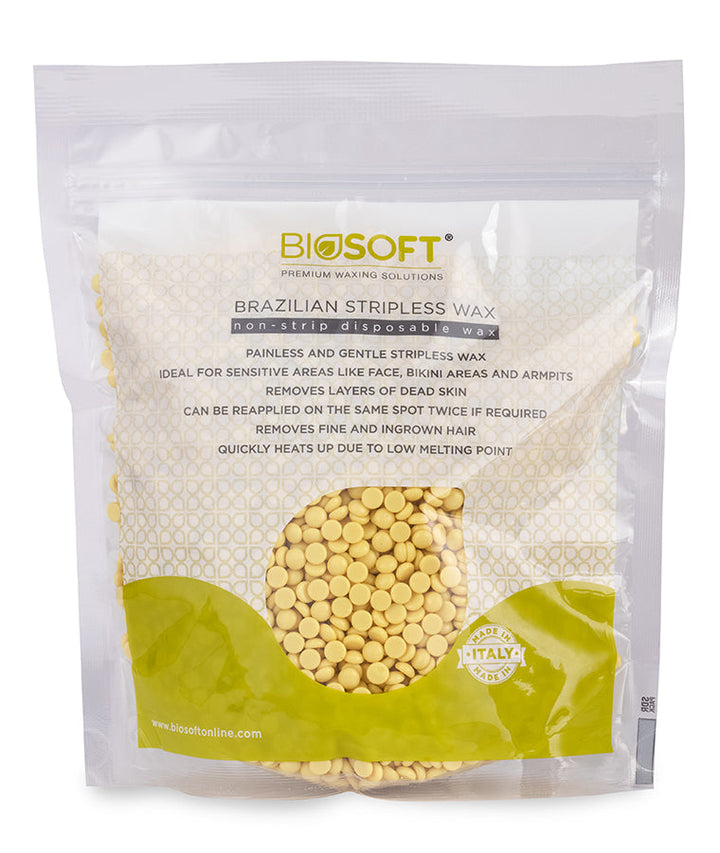 Biosoft Brazilian Stripless Bead Wax, Argan (500gm) - House of Ateeq