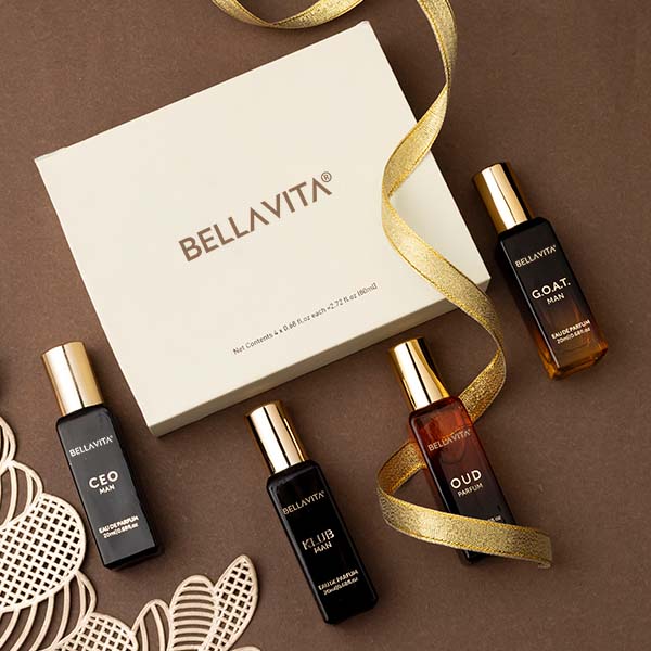 Bella Vita Perfume Gift Set 4x20ml for Men