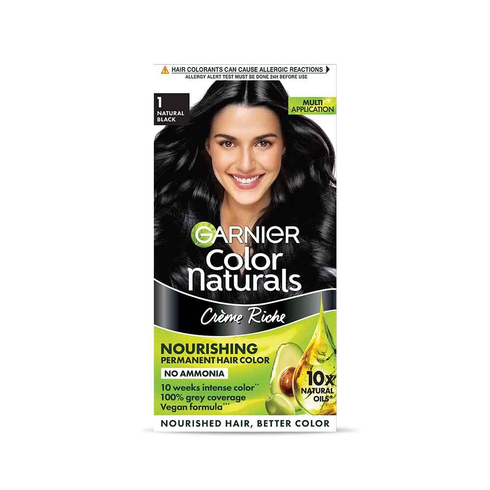 Garnier Color Naturals Shade 1 Natural Black packaging front view