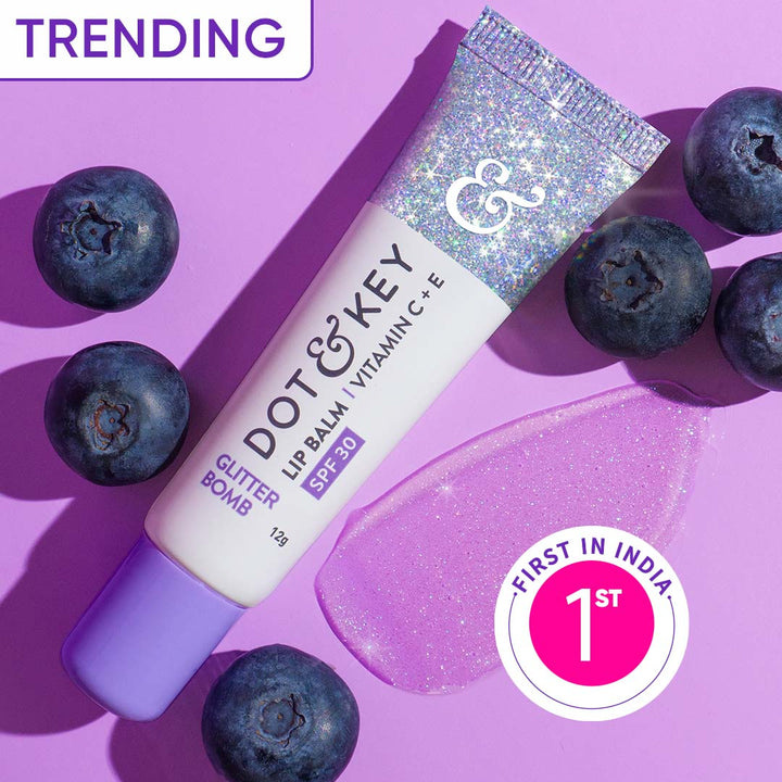 Dot & Key Glitter Bomb Lip Balm SPF 30, 12g - House of Ateeq