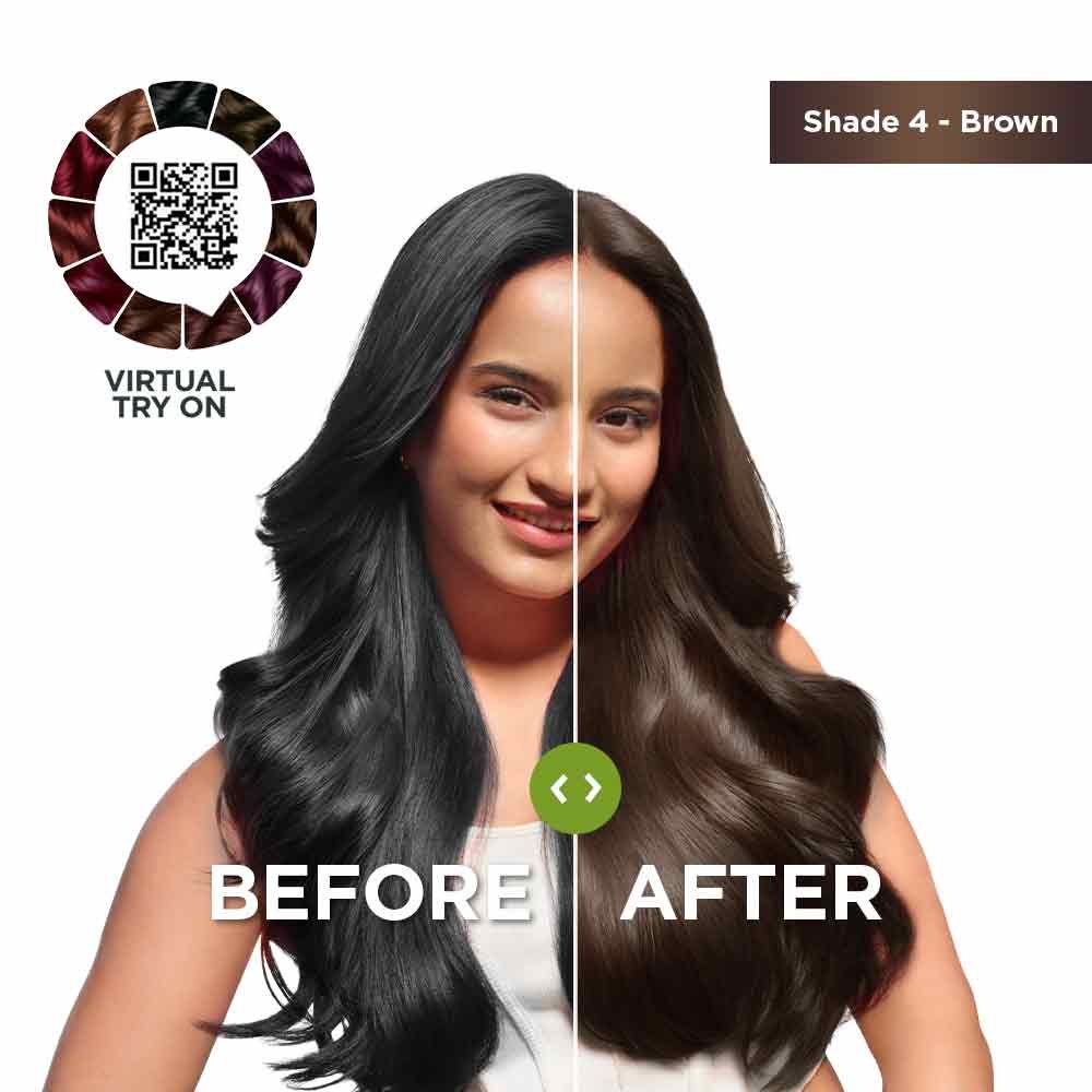 Garnier Color Naturals Brown Result on Hair
