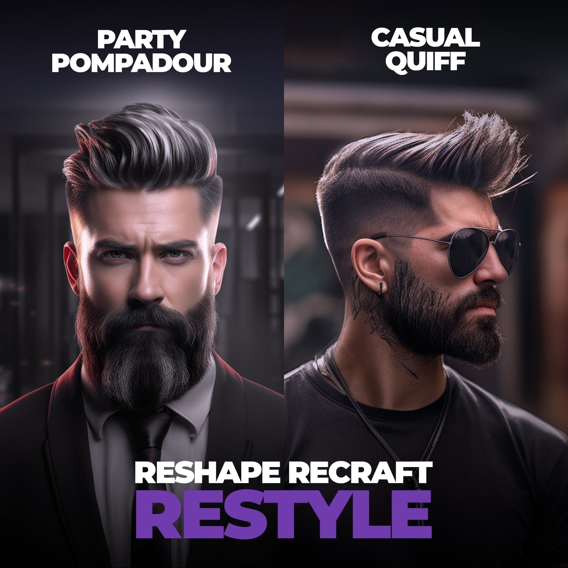 Glossy Finish Achieved with Beardo Hair Wax