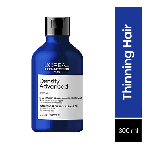 L’Oreal Professionnel Density Advanced Shampoo, 300ml | Densifying & Nourishing Hair Cleanser