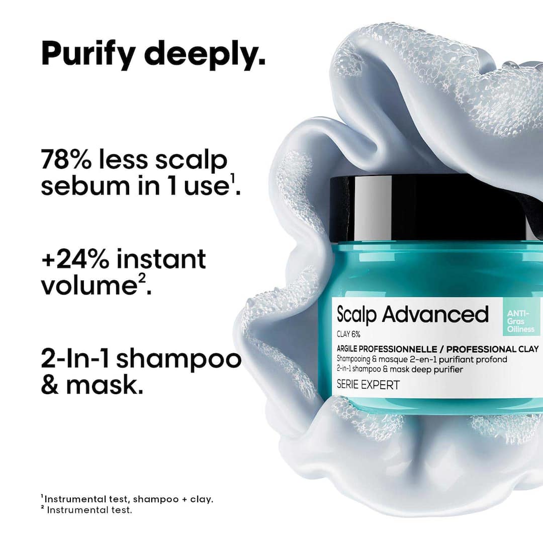 L'Oreal  Professionnel Paris Scalp Advanced Anti-Gras Oiliness Mask, 250ml3