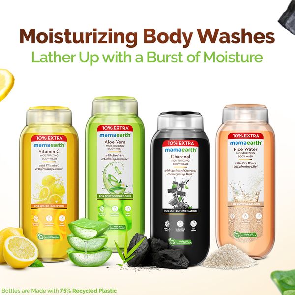 Mamaearth Soothing Rice Water Body Wash