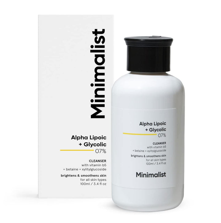 Minimalist Alpha Lipoic + Glycolic 07% Cleanser - House of Ateeq