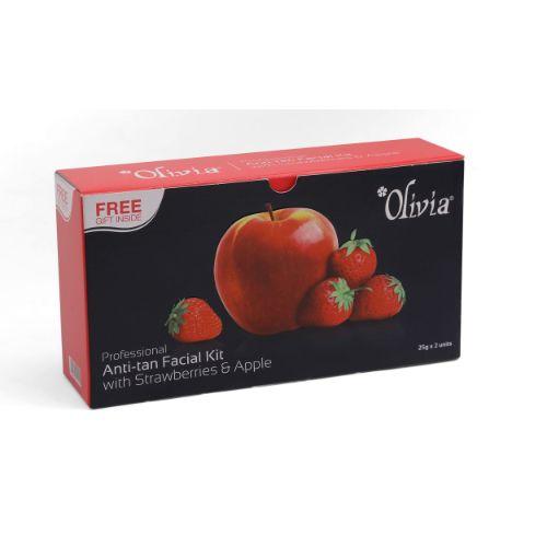 Olivia Apple & Strawberry Facial Kit, 50g - House of Ateeq