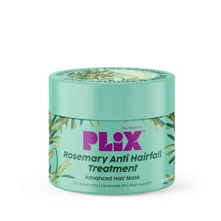 Plix Rosemary Anti-Hair Fall Treatment Advanced Hair Mask for Rough, Dry & Frizzy Hair, 200g