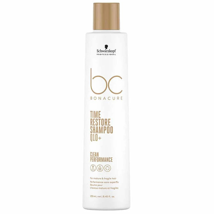 Schwarzkopf Professional BC Bonacure Time Restore Shampoo Q10+, 250ml - House of Ateeq