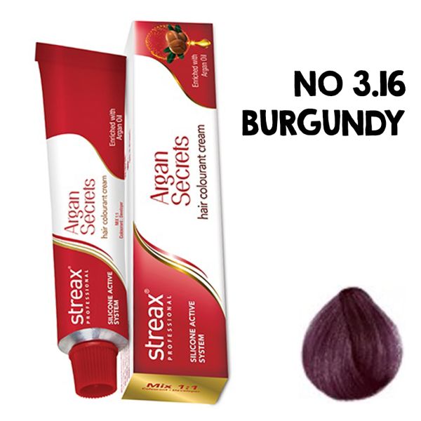 Streax Highlight Hair Color, 3.16 Burgundy - House of Ateeq