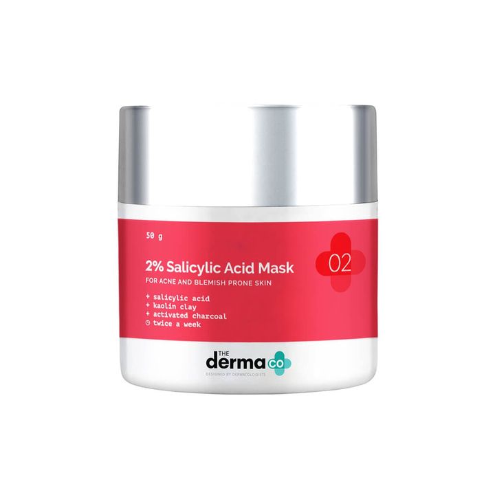The Derma Co 2% Salicylic Acid Clay Face Mask 50g - House of Ateeq