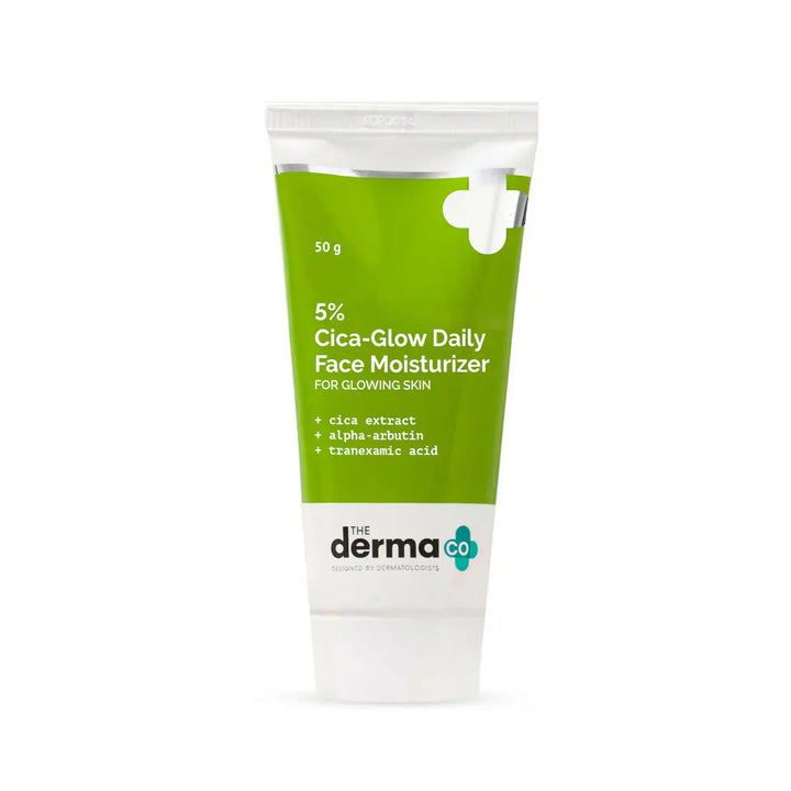 The Derma Co 5% Cica Glow Daily Face Mosturizer - House of Ateeq