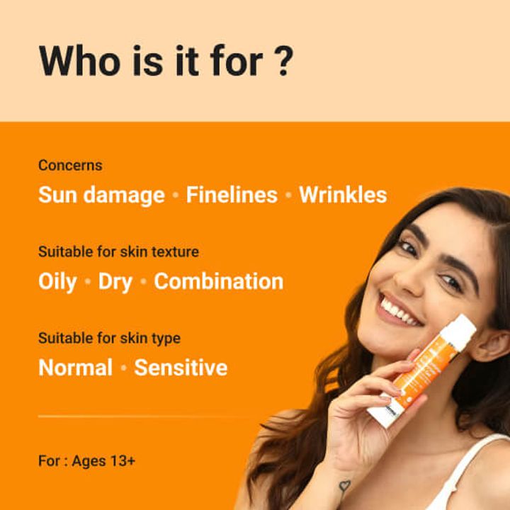 The Derma Co. 1% Hyaluronic Sunscreen Aqua Gel, 50g – SPF 50+ PA++++