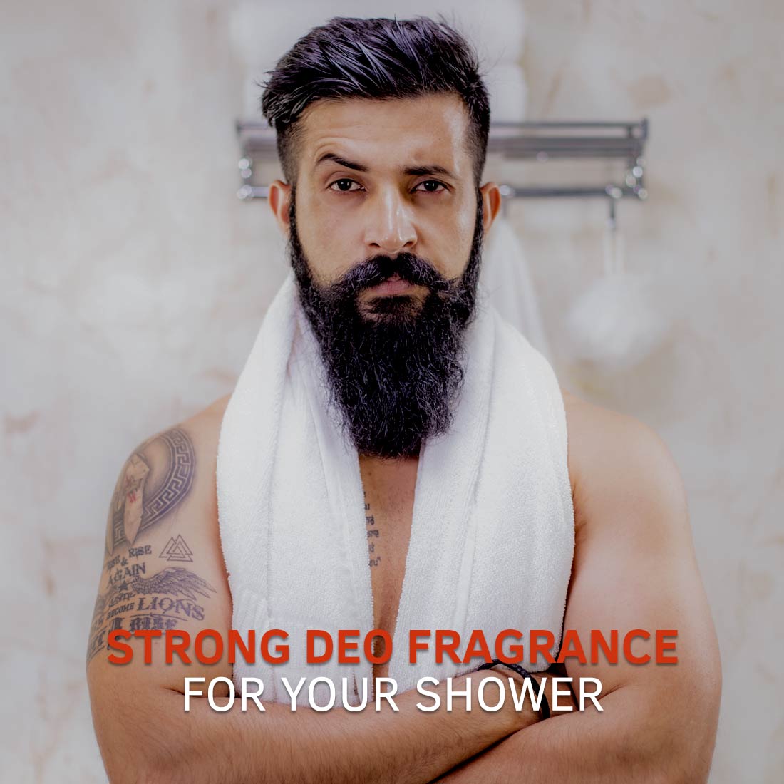 Ustraa Deo Soap For Men with Activated Charcoal, 100g