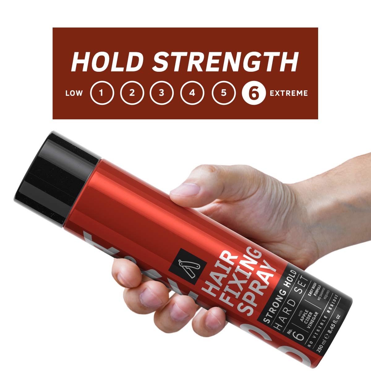 Ustraa Hair Fixing Spray - Strong Hold, 250ml