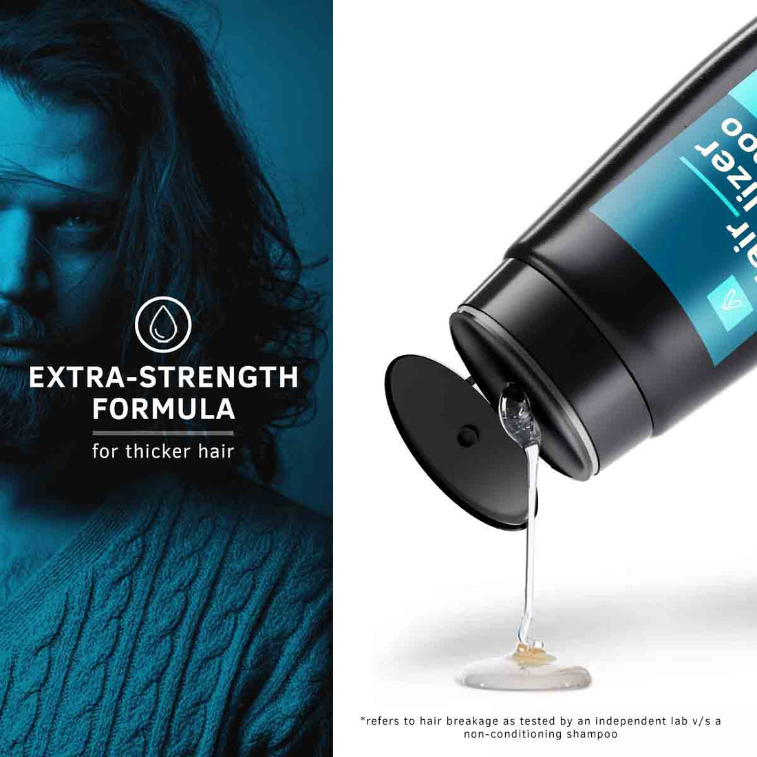 Ustraa Men 10x Stronger Hair Vitalizer Shampoo, 250ml