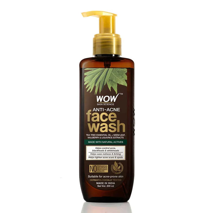 Wow Anti Acne Face Wash, 100ml - House of Ateeq