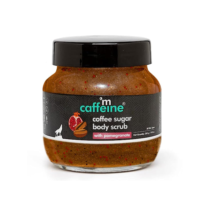 mCaffeine Sugar Body Scrub with Pomegranate - House of Ateeq